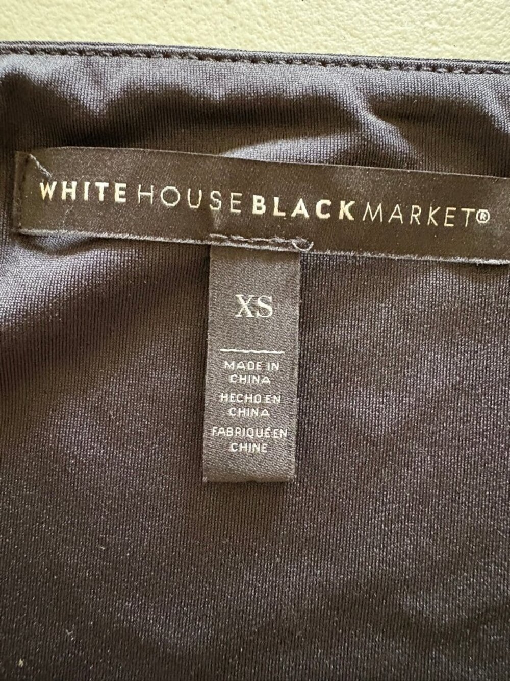White House Black Market size XS black top - Picture 11 of 12